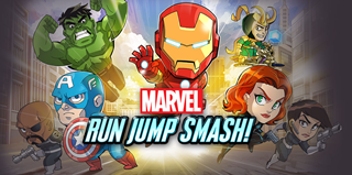 jeu mobile marvel run jump smash