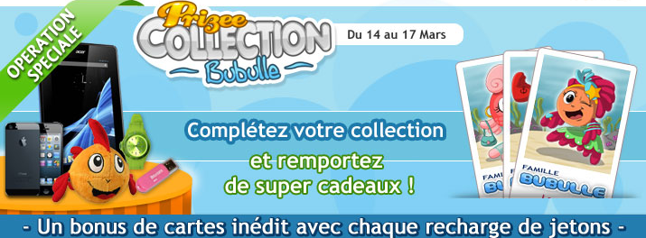 Aperçu du jeu en ligne Prizee Collection Bubulle