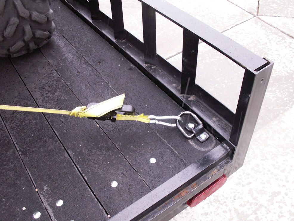 Easy way tiedown and towing points. PRC Polaris Ranger Club