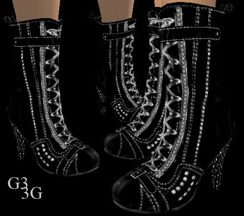 Boots Goth SILVER
