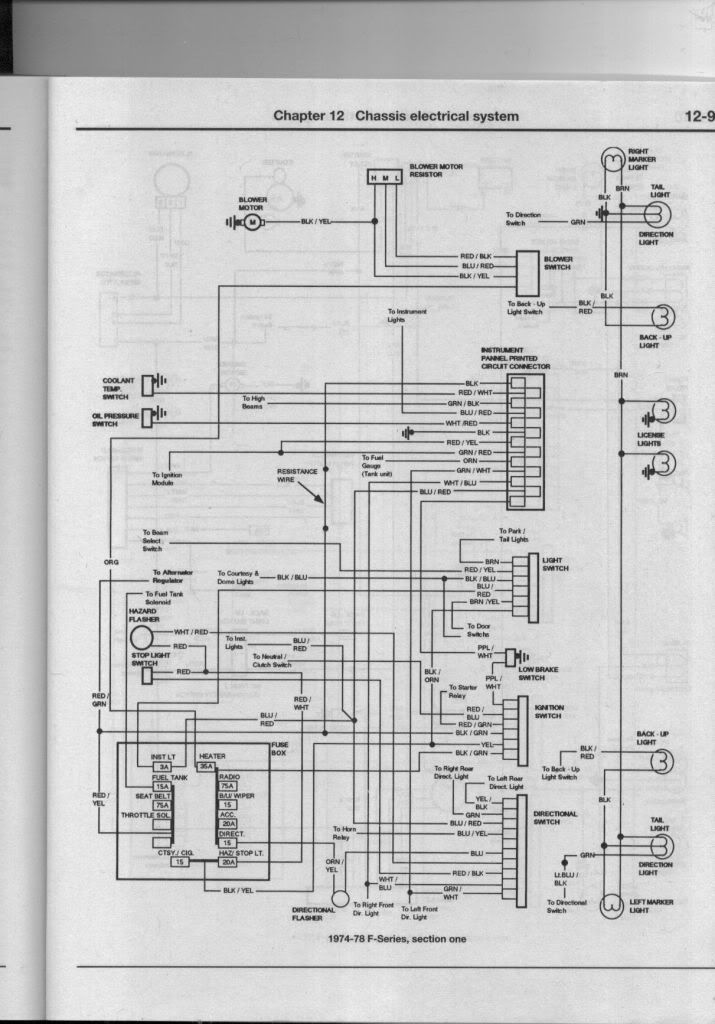 dash wiring on 74 F100 - Ford Truck Enthusiasts Forums