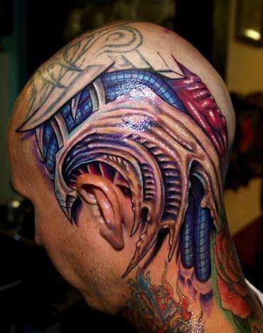 gift 6 bio mechanical you mean a paintjob that looks like this tattoos 